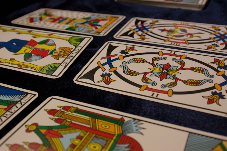 Tarot spread cards layout